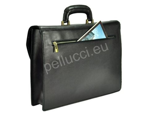 Teczka skórzana KEMER 819-1 Czarna na Arena.pl