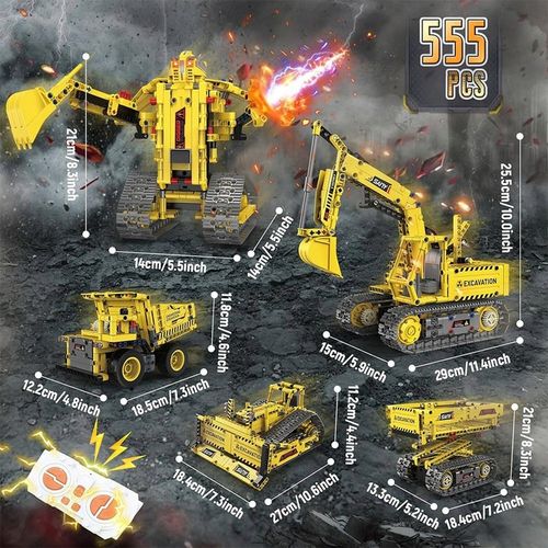 PROGRAMOWALNY ROBOT DUŻY ZESTAW KONSTRUKCYJNY APP I PILOT KONTROLA 555EL na Arena.pl