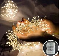 lampki led na baterie 6m 200 LED drucik świetlny/ ryż