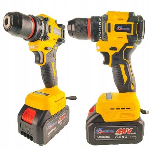 Zestaw narzędzi akumulatorowych 3W1 6Ah WKRĘTARKA SZLIFIERKA KLUCZ 48V na Arena.pl