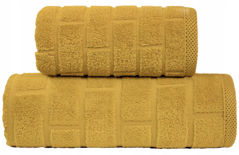 Ręcznik Brick 70x140 Greno curry zdjęcie 1