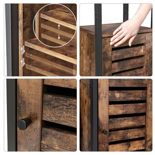 STORAGECABINET/BROWN/BLACK/37X30X81CM na Arena.pl