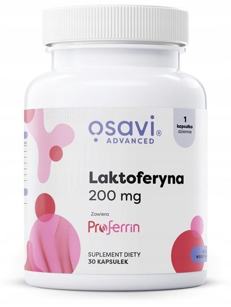 OSAVI LAKTOFERYNA 200MG 30 CAPS zdjęcie 1