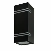 Kinkiet ogrodowy czarny GU10 11W czarny KOBI