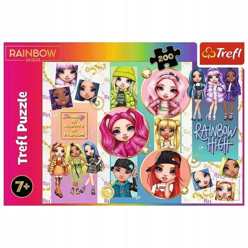 puzzle 200 przyjaźń rainbow high 13289 na Arena.pl