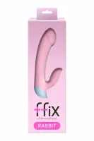 femmefunn ffix rabbit pink - wibrator kroliczek, 20 trybow, silikon