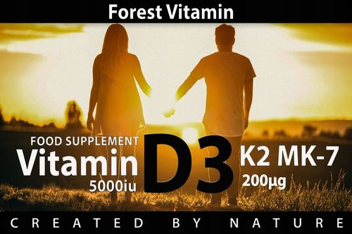 WITAMINA D3 5000 iu+K2 MK-7 200 mcg 100 tab NOWOŚĆ na Arena.pl