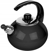 Czajnik tradycyjny stalowy emaliowany Altom Design 2,5 l czarny