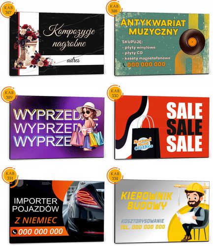 Tabliczka reklamowa szyld dibond 40x30 NADRUK udładanie kostki brukowej na Arena.pl