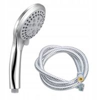 ZESTAW SŁUCHAWKA PRYSZNICOWA 5 FUNKCJI MASAŻ + WĄŻ