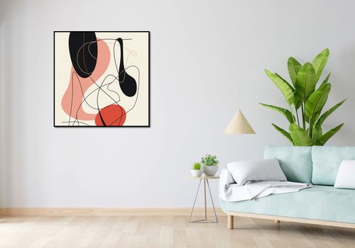 Plakat 90x90cm Wibracje Abstrakcji na Arena.pl