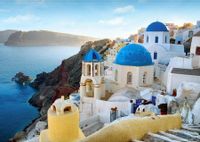 SANTORINI - fototapeta 175x115 cm