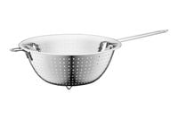 Cedzak nierdzewny z rączką durszlak 24 cm stal nierdzewna drobne oczka