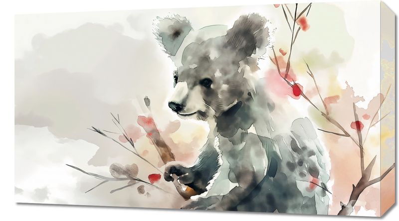 Obraz 70x40cm Akwarelowa Koala zdjęcie 1