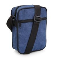 TORBA męska saszetka na ramie wygodna V451 ciemna jeansowa