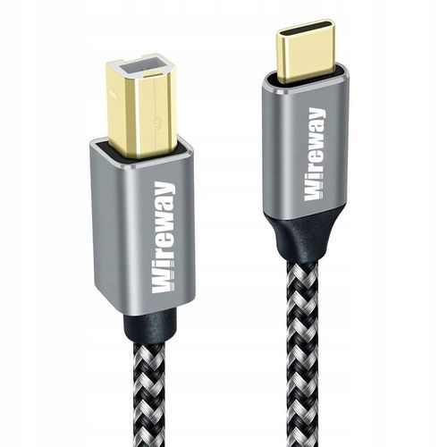 KABEL PRZEWÓD USB 2.0 USB-B DO USB-C DO DRUKARKI OPLOT WIREWAY WW332102 2m na Arena.pl