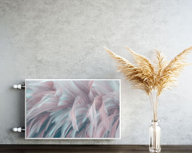 MASKOWNICA MAGNETYCZNA Na Kaloryfer PIÓRA Styl Boho 90cm x 60cm zdjęcie 5