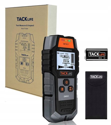 WYKRYWACZ PRZEWODÓW KABLI METALU DREWNA DETEKTOR NAPIĘCIA TACKLIFE na Arena.pl