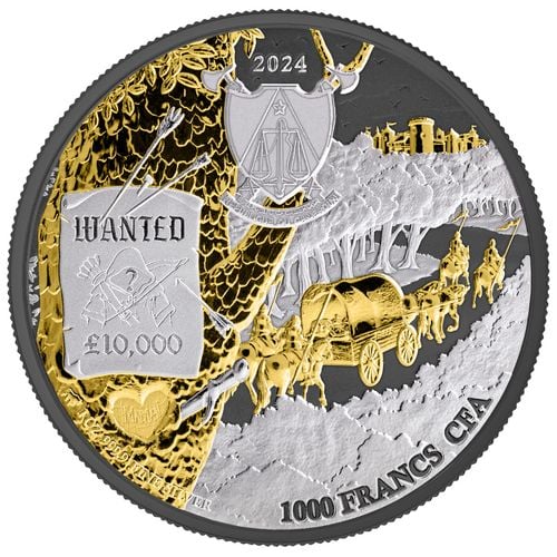 Cameroon: Robin of the Hood pozłacany 1 uncja Srebra 2024 Multimetal Edition na Arena.pl