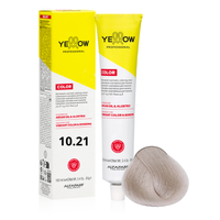 ALFAPARF YELLOW Farba 10.21 - Najjaśniejszy fioletowy popielaty blond 100ml