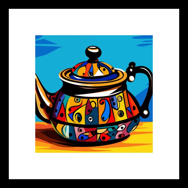 Plakat 20x20cm Może Herbatki? zdjęcie 3