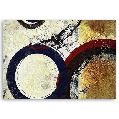 Deco Panel, Abstrakcja brązowa 90x60 na Arena.pl