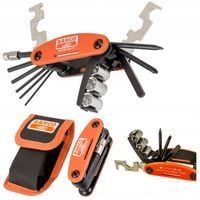 Klucze Rowerowe BAHCO BKE850901 17w1 Klucz Wielofunkcyjny do Roweru Szprych
