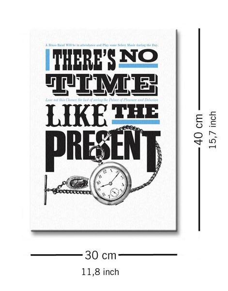 Asintended No Time Like The Present - Obraz na pł zdjęcie 5