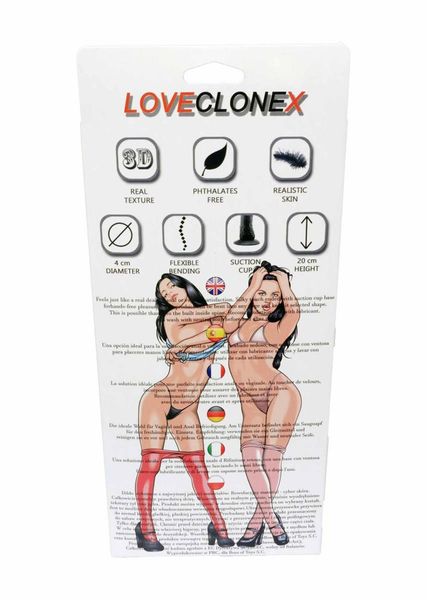 Dildo-MORFEUSZ-LOVECLONEX 7""""""""-flexible zdjęcie 7