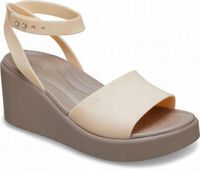 Damskie Sandały Koturn Crocs Brooklyn Ankle Strap 209406 Wedge 39-40