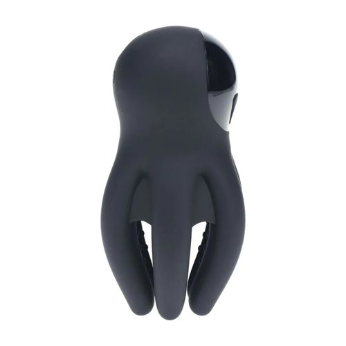 Digital Vibrating Silicone Penis Head Stimulator With Tentacles - Black na Arena.pl