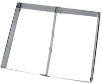 Regulowana kwadratowa forma do ciasta 1256 wysokość 5 cm