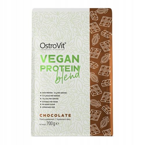 OstroVit Vegan Protein Blend 700 g BIAŁKO WEGAŃSKIE ROŚLINNE IZOLAT na Arena.pl