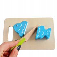 Drewniane Warzywa i Owoce do Krojenia na Rzepy dla Dzieci Zestaw na Prezent