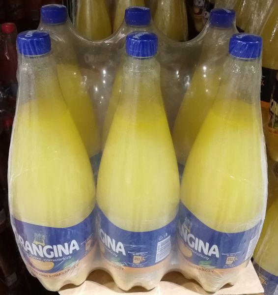 Orangina 1,4l Pomarańcza - karton zdjęcie 1