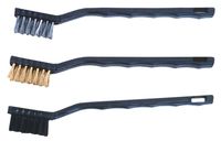 SZCZOTKI 230MM MIX 3 SZTUKI MIEDŹ STAL NYLON - T 14A623