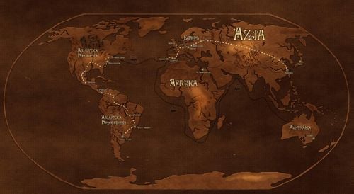 PLAKAT plakaty mapa świata dla dzieci DUŻY FORMAT na Arena.pl