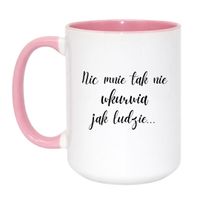 Duży Biało-Różowy 450 ml