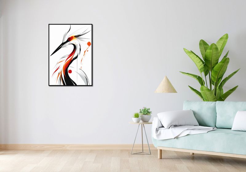 Plakat 59,4x84,1cm Bocian zdjęcie 4