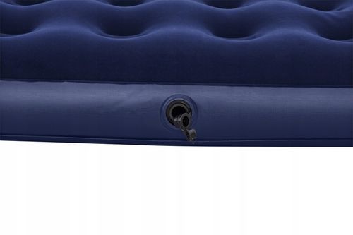 Dmuchany Materac turystyczny 2-osobowy flokowany BESTWAY 203x152x22cm na Arena.pl