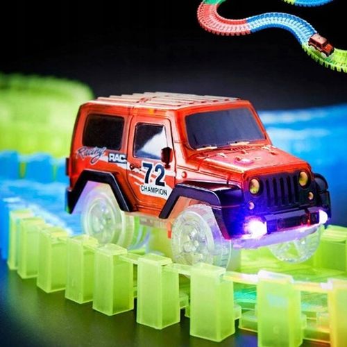 MAGICZNY TOR SAMOCHODOWY ŚWIECĄCY 200 el AUTO MOST GLOW TRACKS na Arena.pl