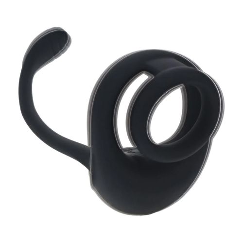 dual motor silicone cockring with prostate stimulator - black na Arena.pl