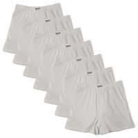 7-PAK Bokserki Męskie LUŹNE 100% Bawełniane Majtki Wygodne Rozciągliwe