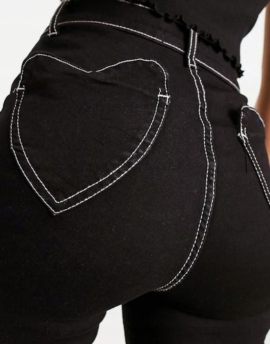 DON'T THINK TWICE SPODNIE WYSOKI STAN PRZESZYCIA KONTRAST ER2 NH2__XL na Arena.pl