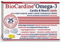 BioCardine Omega-3 Cardio & Neuro Lipids 60 kapsułek