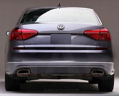 Volkswagen Passat - Chromowane Listwy Grill Atrapy Zderzaka Tuning zdjęcie 4