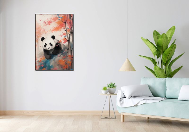 Plakat 67,5x100cm Panda wśród Klonów zdjęcie 4