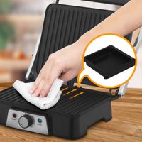 Kontaktowy, panini, składany grill elektryczny Extralink EX.36884 czarny