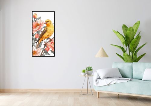 Plakat 50x100cm Wiosenny Śpiewaczek na Arena.pl