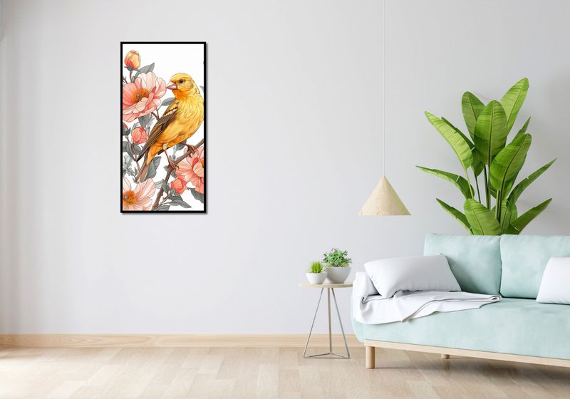 Plakat 50x100cm Wiosenny Śpiewaczek zdjęcie 4